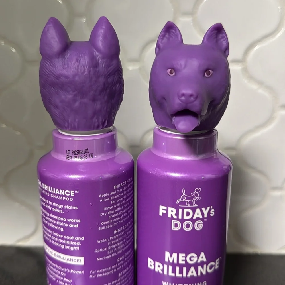Friday's Dog Mega Brilliance Whitening Shampoo